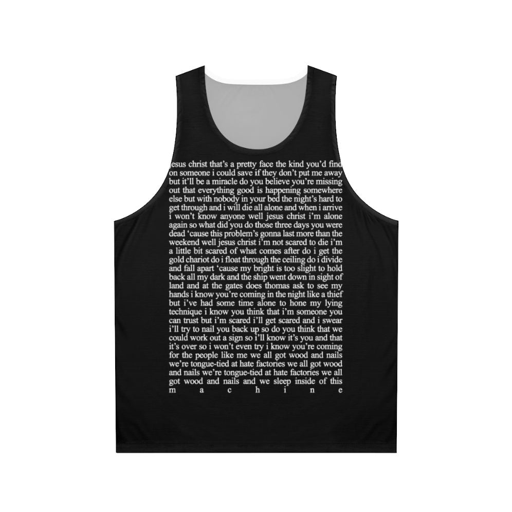 Christian Apparel Jesus Christ Lyrics Unisex Tank Top