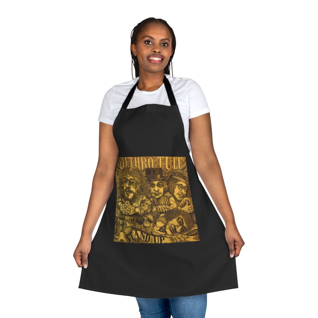 Stylish apron featuring the iconic Jethro Tull band logo and imagery