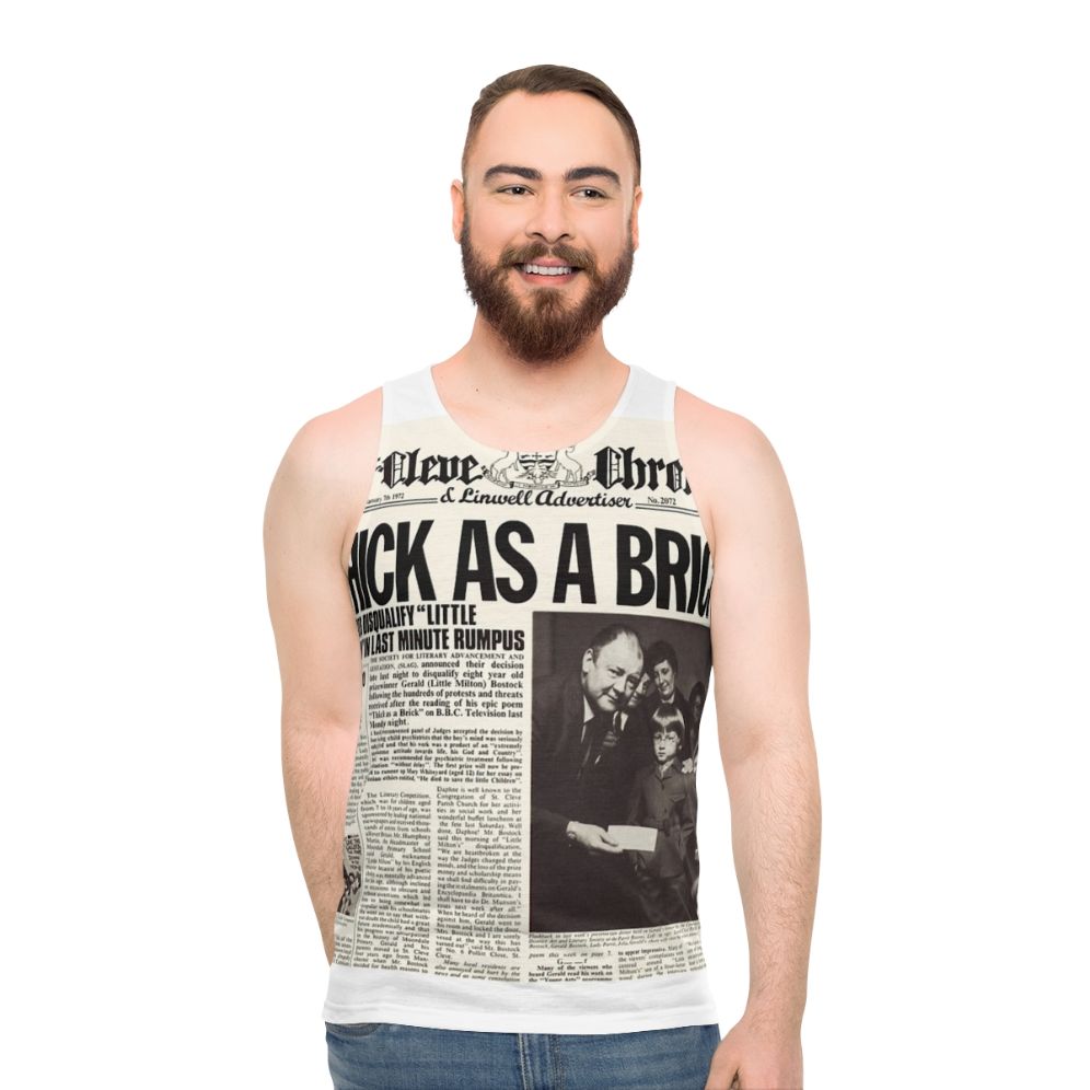 Jethro Tull "Thick As A Brick" Unisex Music Tank Top