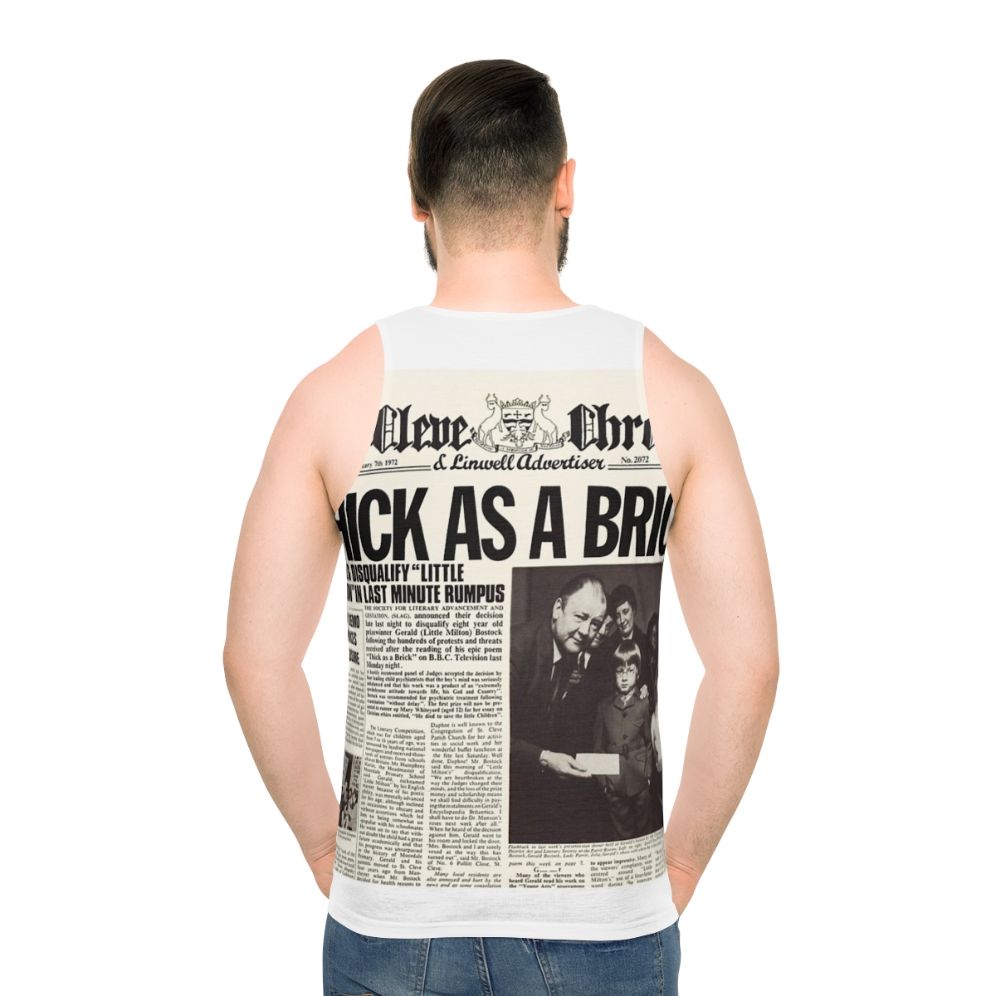 Jethro Tull "Thick As A Brick" Unisex Music Tank Top
