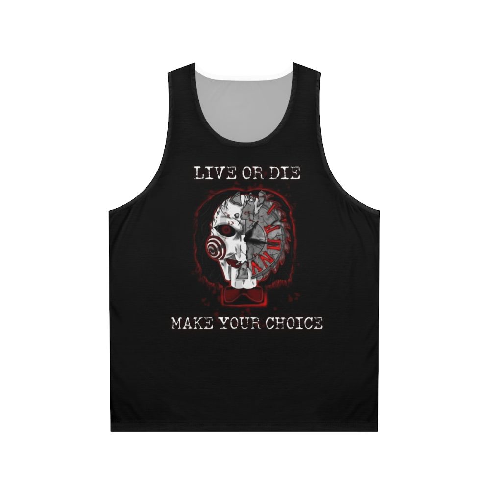 Jigsaw Horror Movie Unisex Tank Top