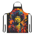 Jimi Hendrix-inspired apron with guitar and music design