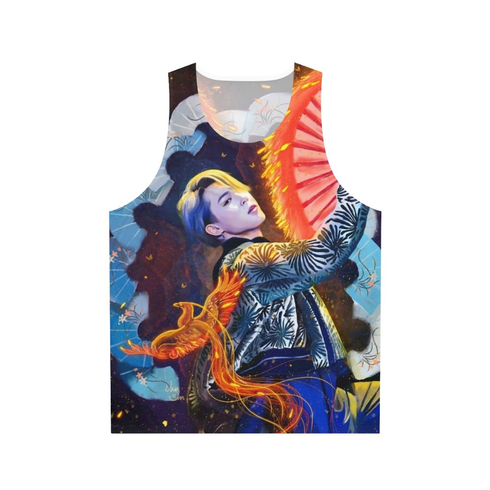 Jimin Golden Pheonix Unisex Tank Top