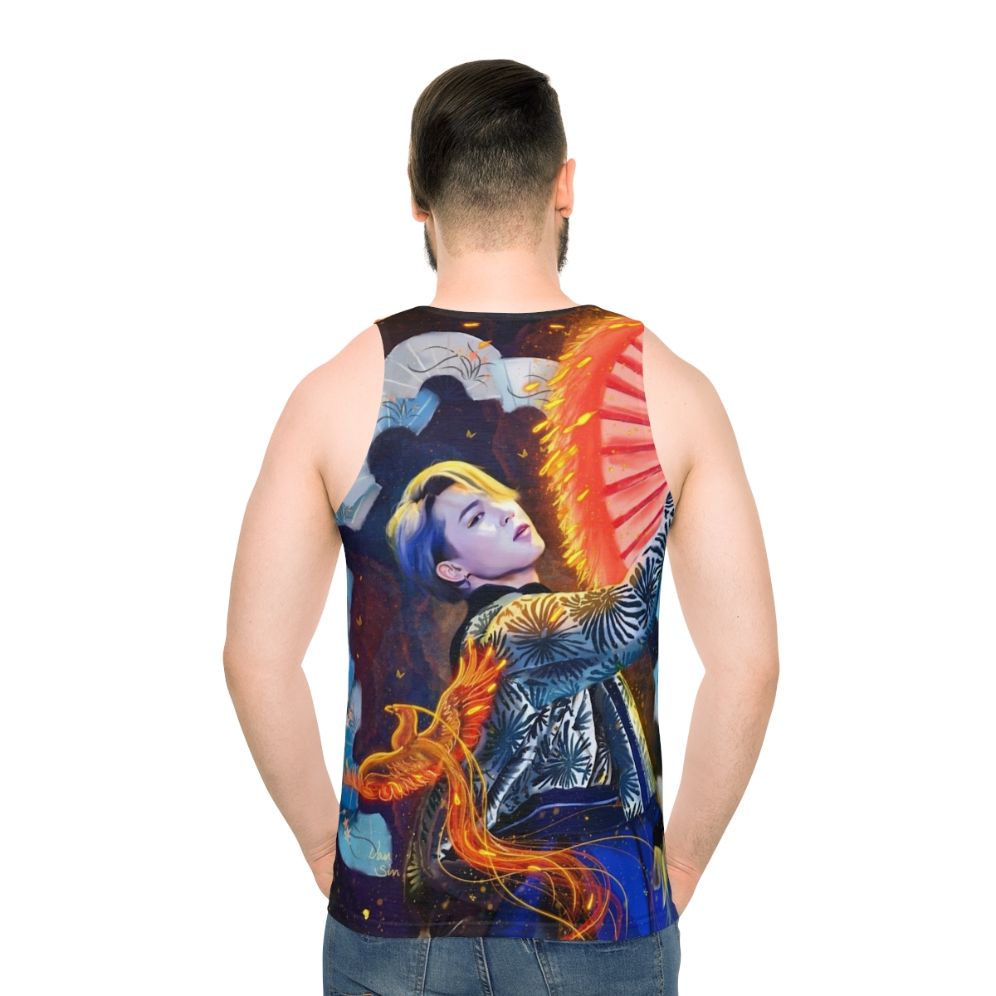 Jimin Golden Pheonix Unisex Tank Top