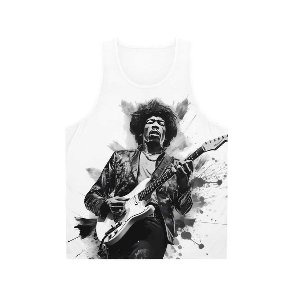 Jimmy Hendrix Classic Rock Unisex Tank Top