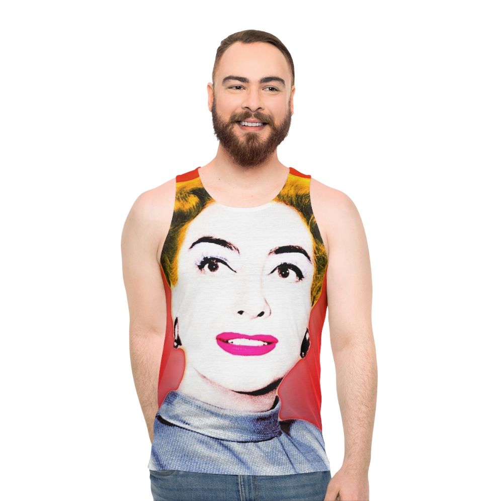 Joan Crawford Pop Art Unisex Tank Top