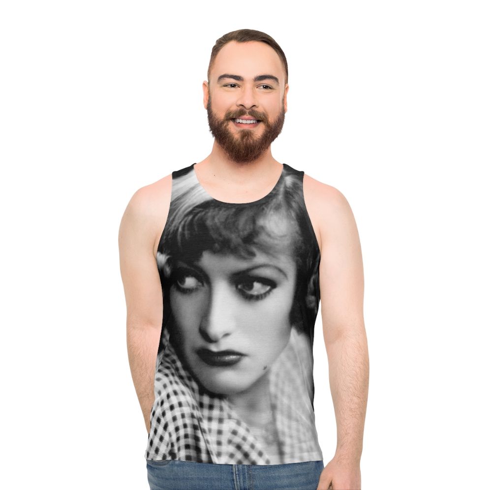 Vintage inspired Joan Crawford tank top