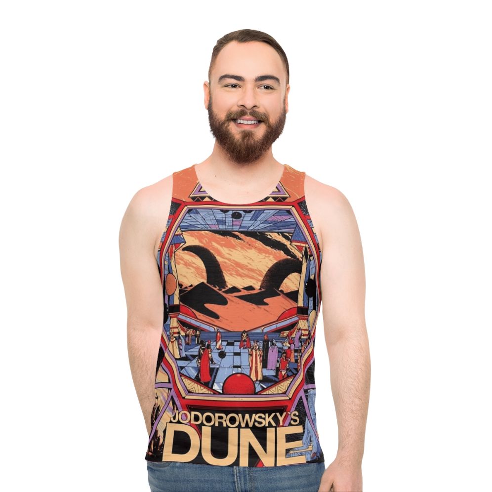 Jodorowsky's Dunes unisex sci-fi tank top