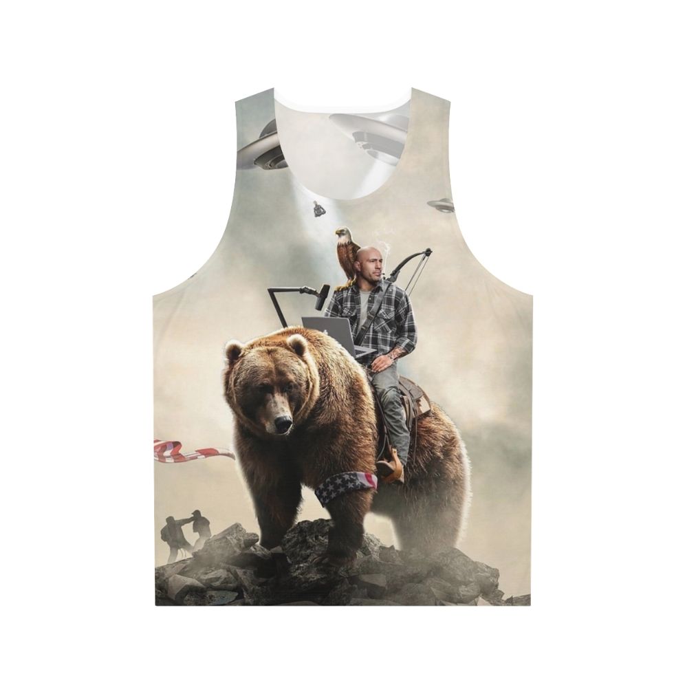 Joe Rogan Podcast Aliens Unisex Tank Top