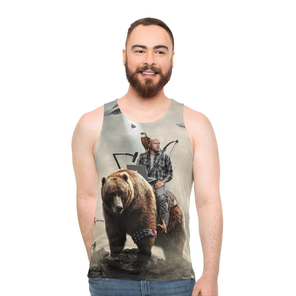 Joe Rogan Podcast Aliens Unisex Tank Top