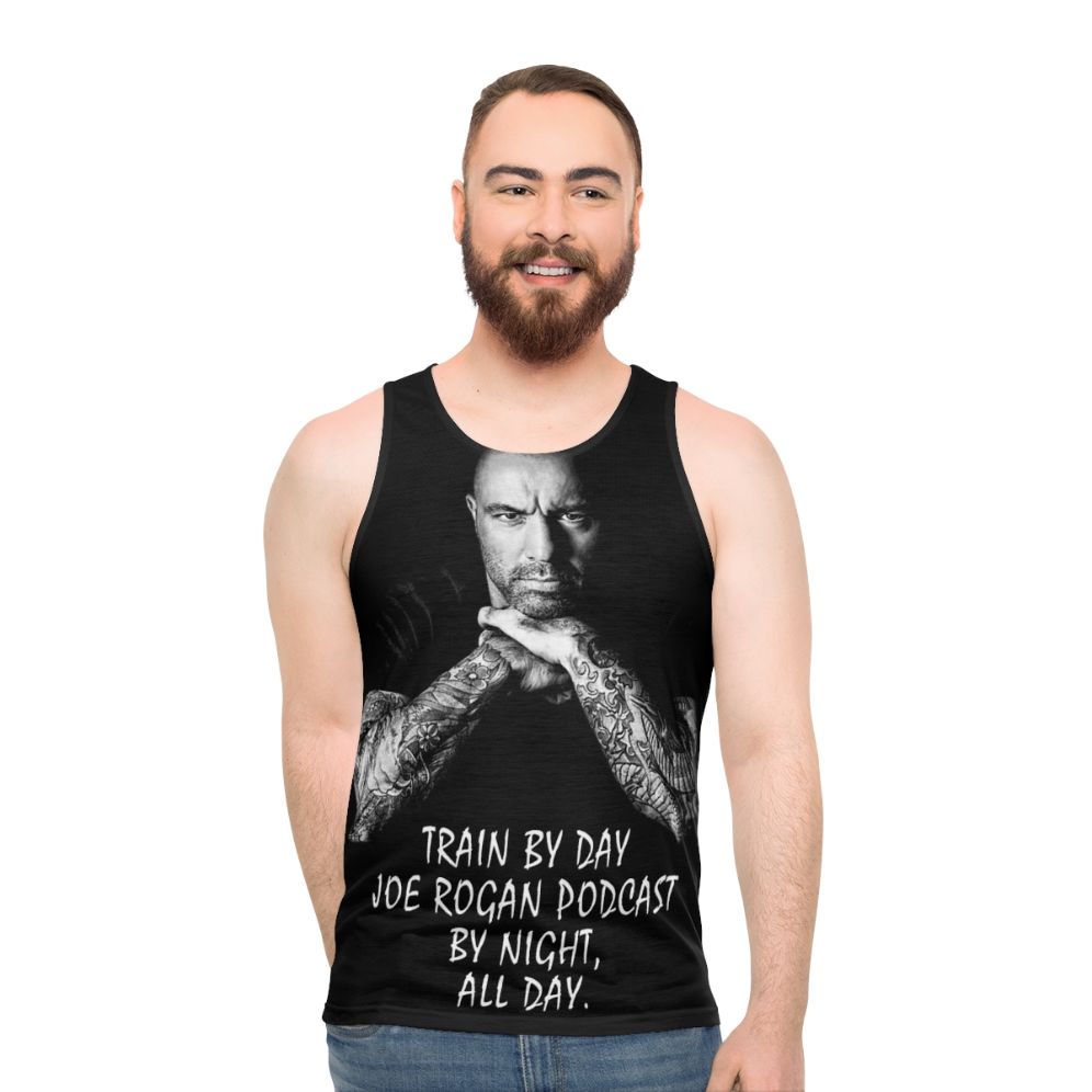 Joe Rogan inspired unisex tank top