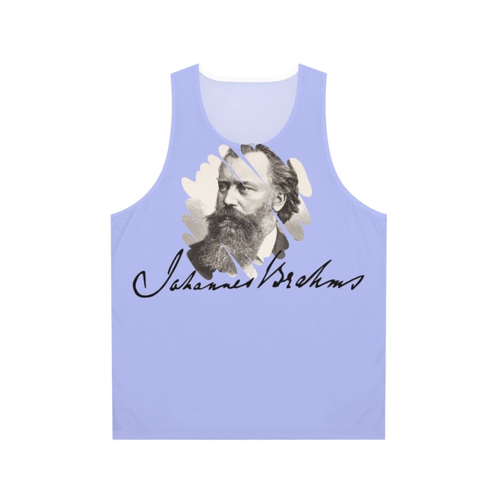 Johannes Brahms Classical Music Unisex Tank Top