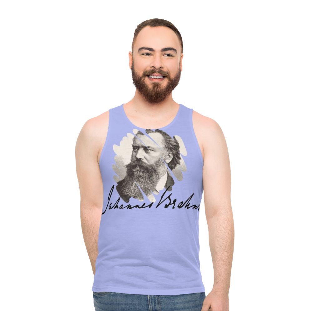 Johannes Brahms Classical Music Unisex Tank Top