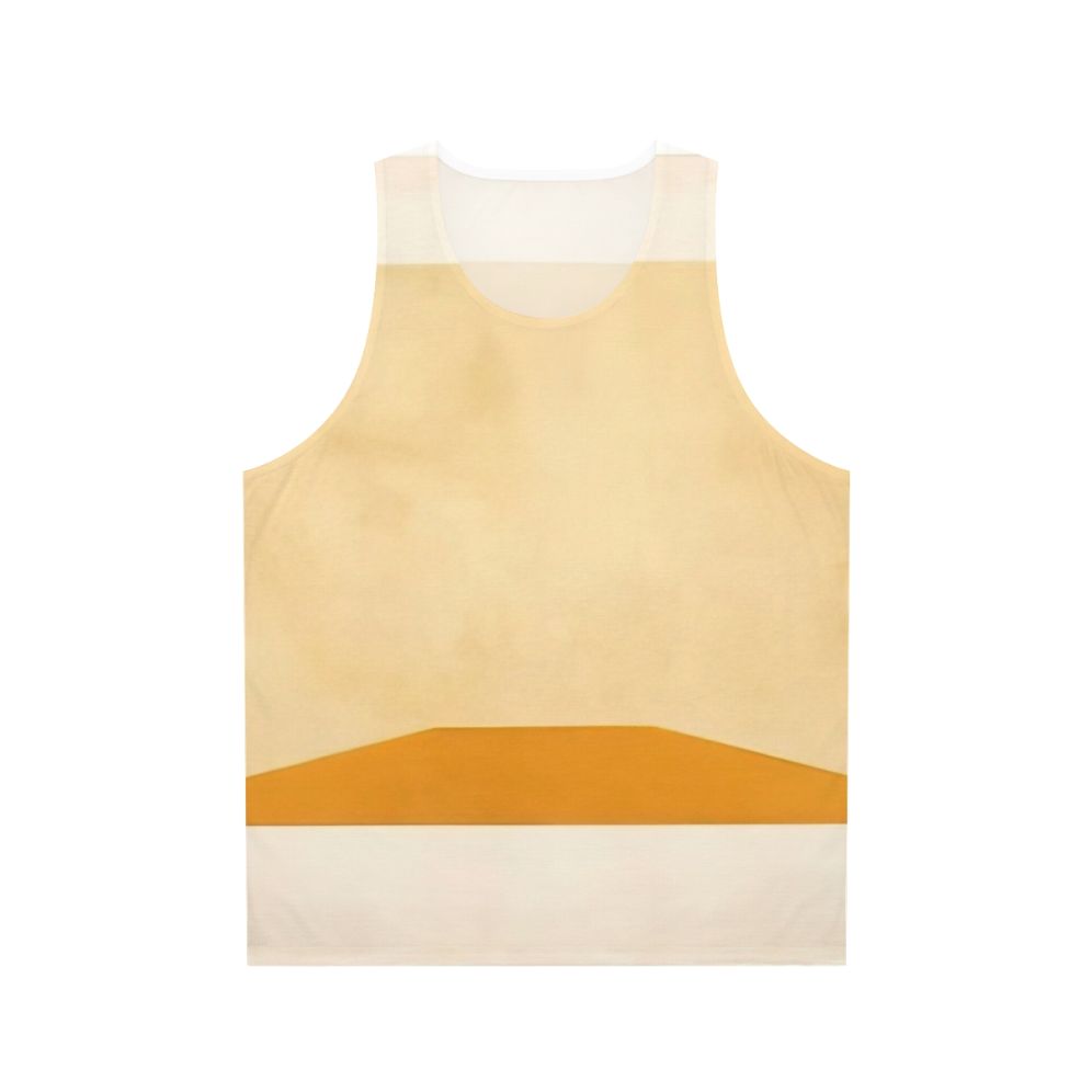 Avant garde unisex tank top featuring John Cage's experimental music