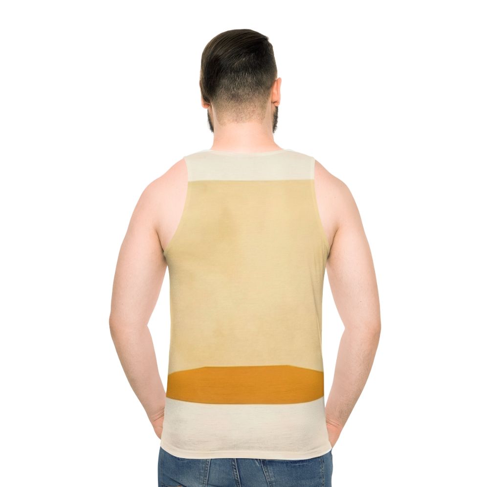 Avant garde unisex tank top featuring John Cage's experimental music