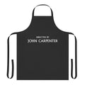 An apron featuring the name "John Carpenter" for movie and film fans