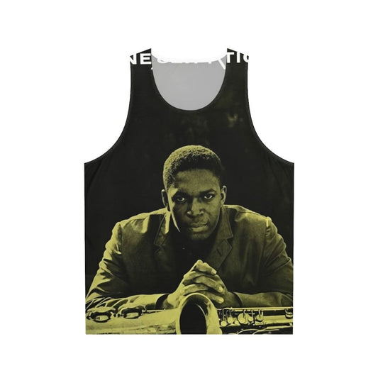 John Coltrane Jazz Music Saxophone Player Unisex Tank Top