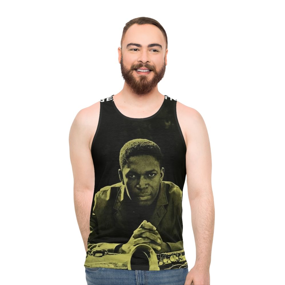 John Coltrane Jazz Music Saxophone Player Unisex Tank Top
