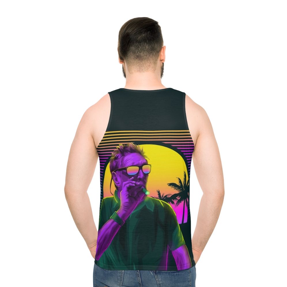 John McAfee memorial unisex tank top