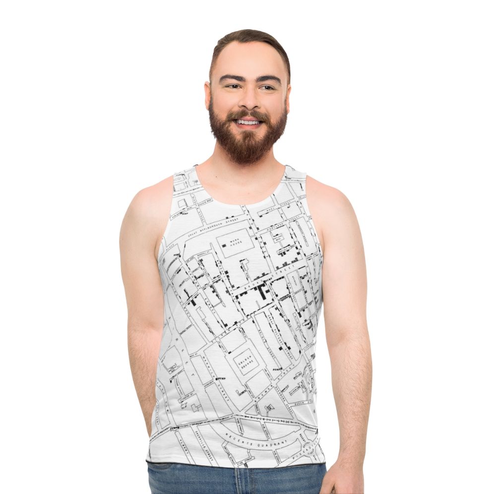 John Snow's Cholera Map Unisex Tank Top