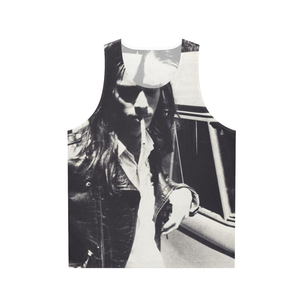 John Waters Black and White Portrait Unisex Tank Top