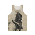 Unisex tank top featuring the iconic "Man in Black" design of Johnny Cash