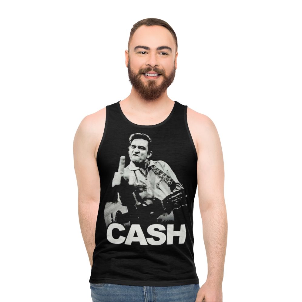Johnny Cash Unisex Tank Top