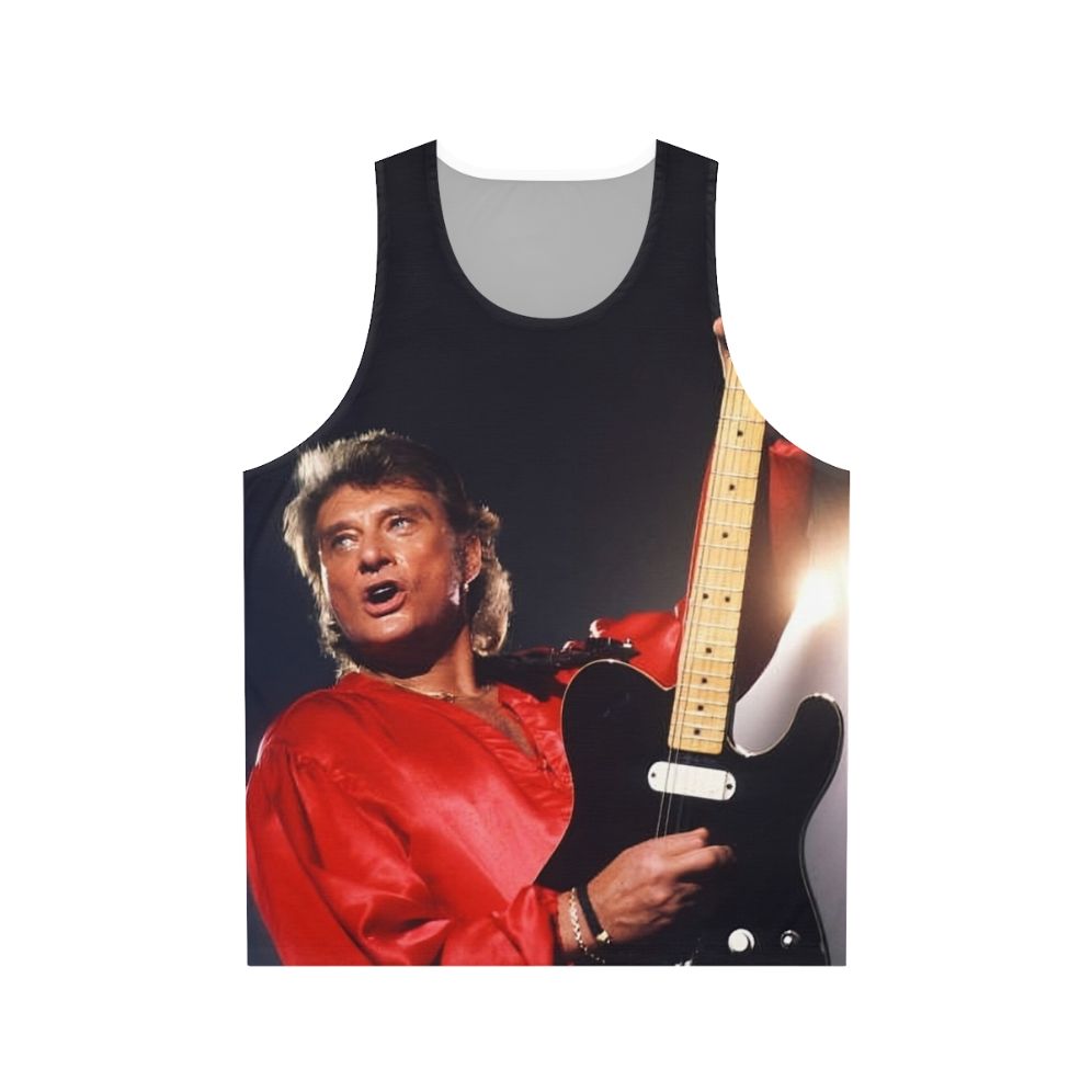Johnny Hallyday Vintage Aesthetic Tank Top