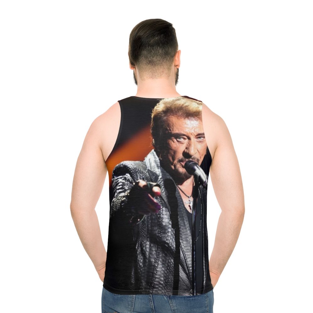 Johnny Hallyday Singer Unisex Tank Top