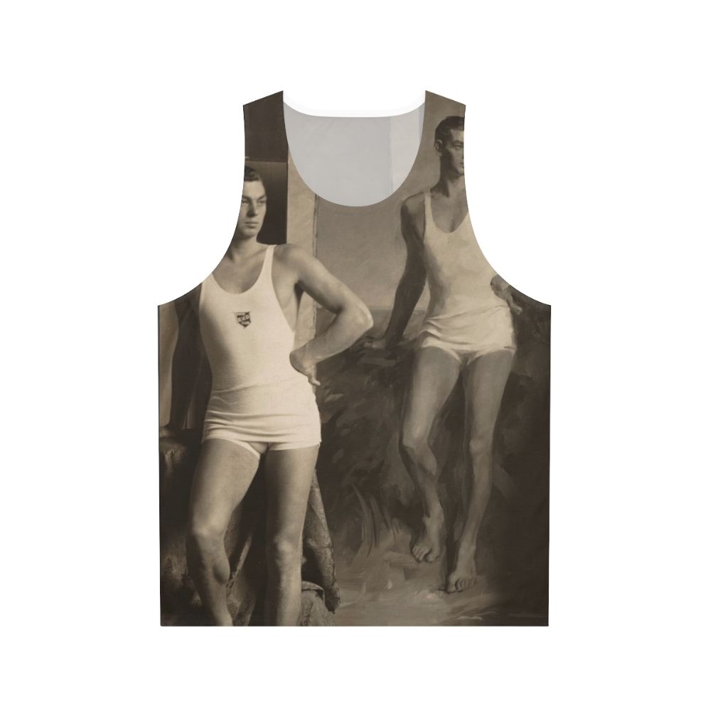 Johnny Weissmuller Unisex Tank Top for Olympian Swimmer and Film Actor Fans