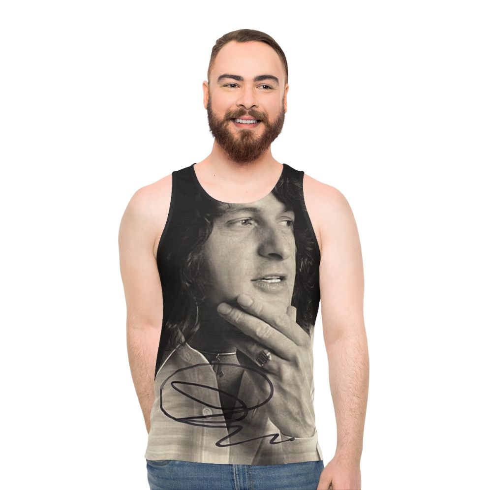 Jon Anderson Autographed Unisex Tank Top