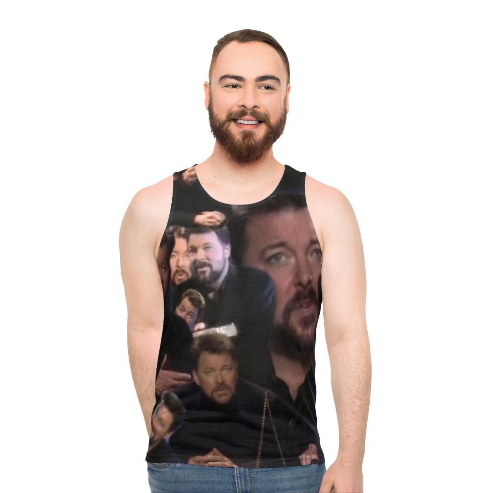 Jonathan Frakes "Beyond Belief" Typography Unisex Tank Top