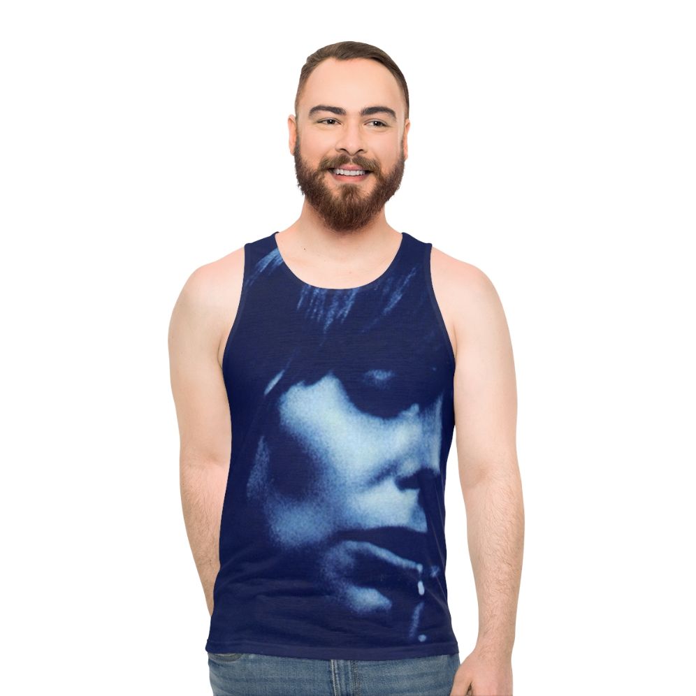 Joni Mitchell Blue Unisex Folk Music Tank Top