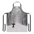 Black crow design apron inspired by Joni Mitchell's music