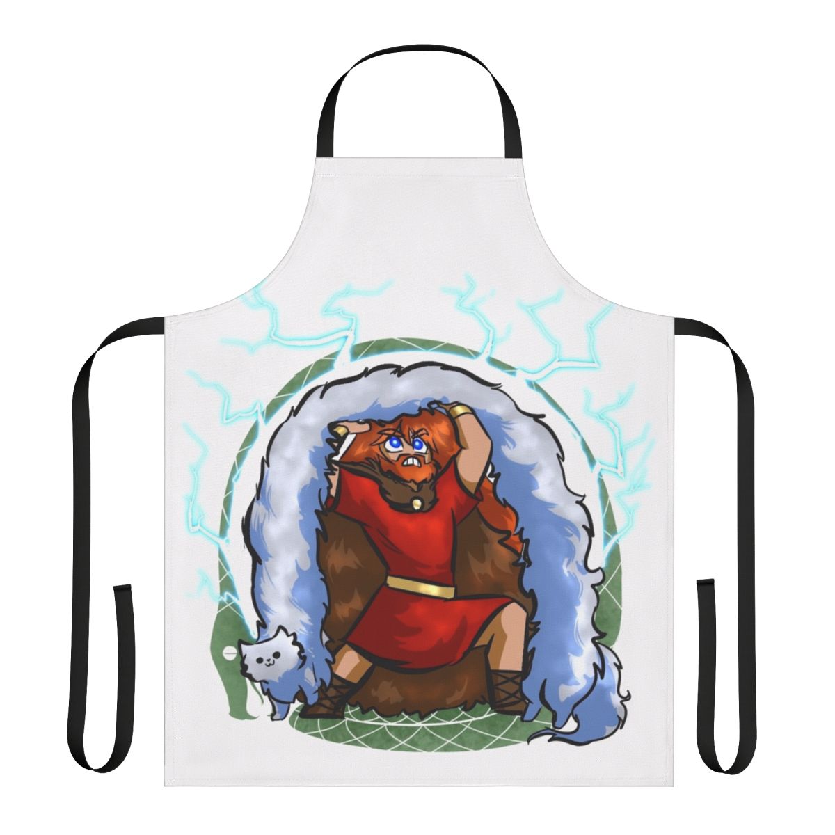 Jormungand-inspired apron featuring the mythical serpent from Norse mythology