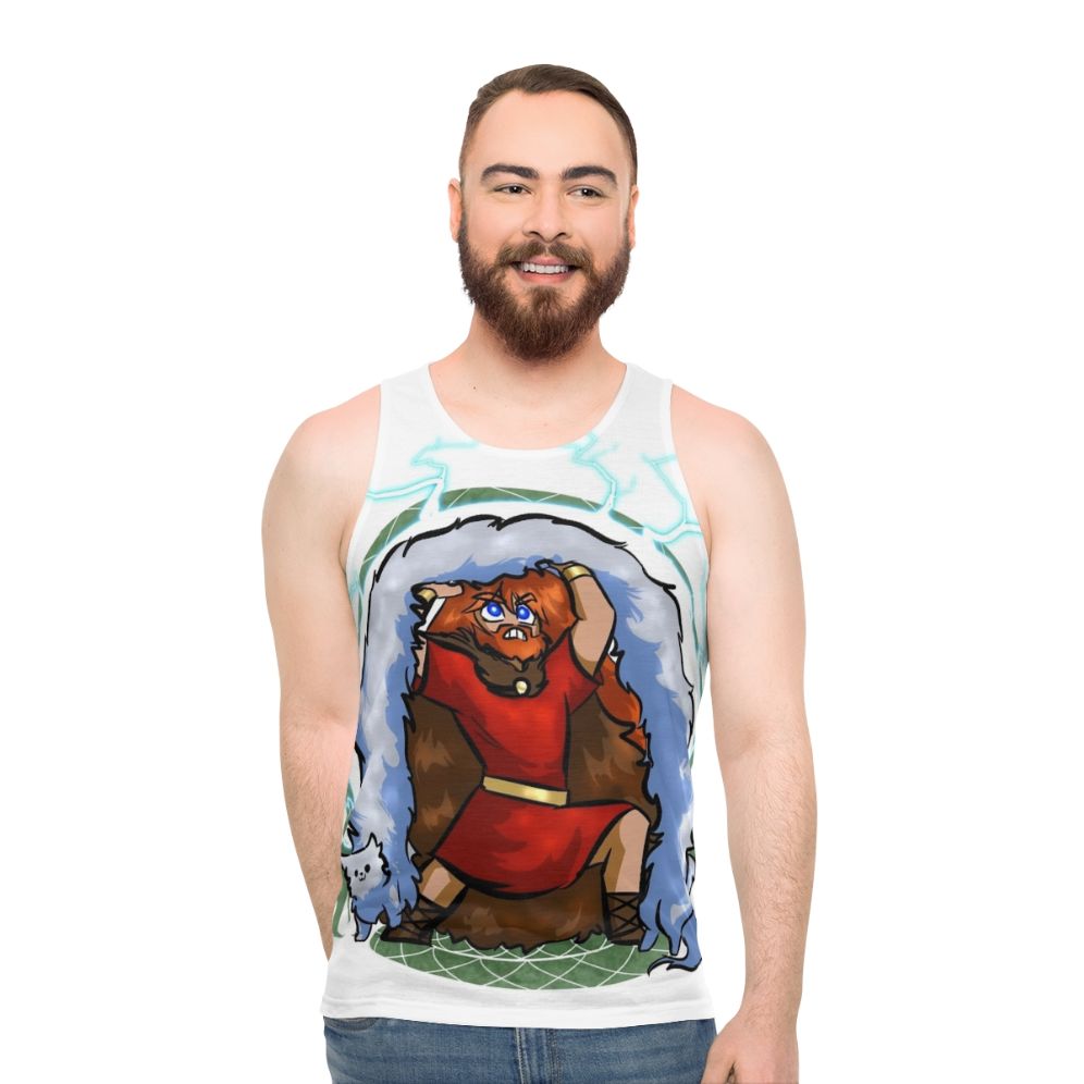Jormungand Norse Mythology Cat Unisex Tank Top