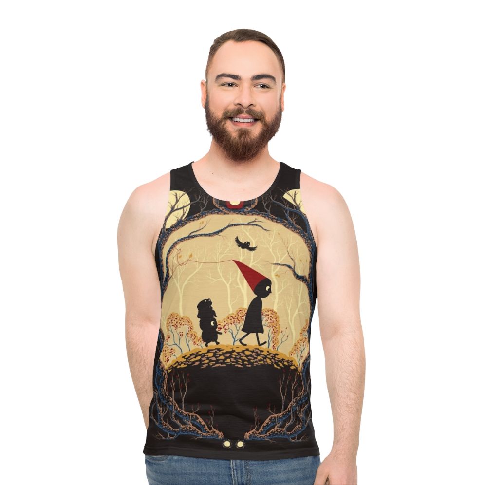 Journey Unisex Tank Top with Over the Garden Wall inspired design