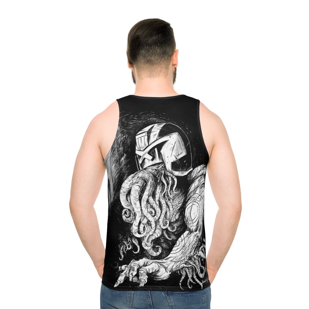 Judge Cthulhu Unisex Ink Graphic Tank Top