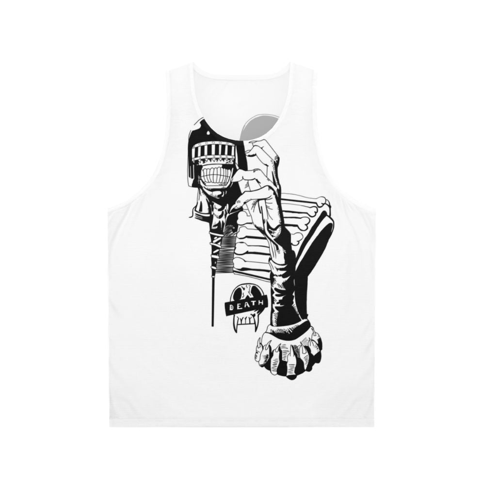 Judge Death 2000AD Monochrome Unisex Tank Top