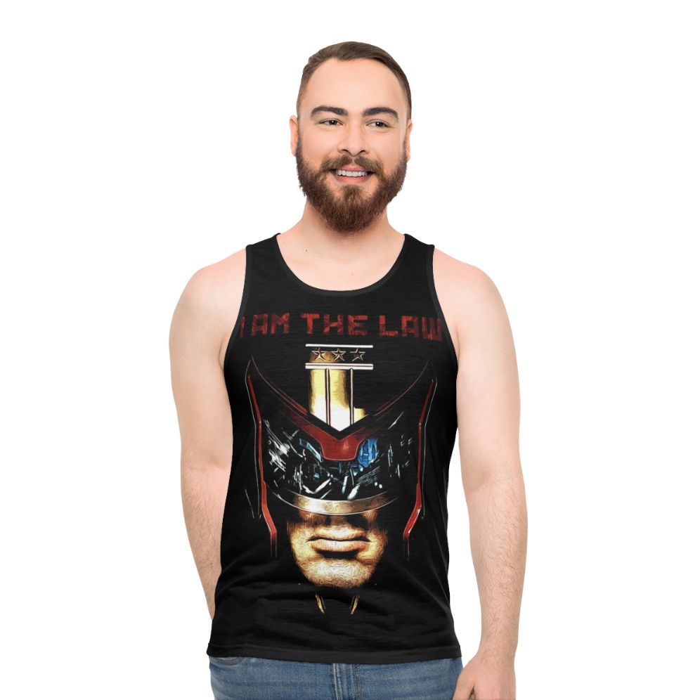 Judge Dredd I Am the Law Unisex Tank Top