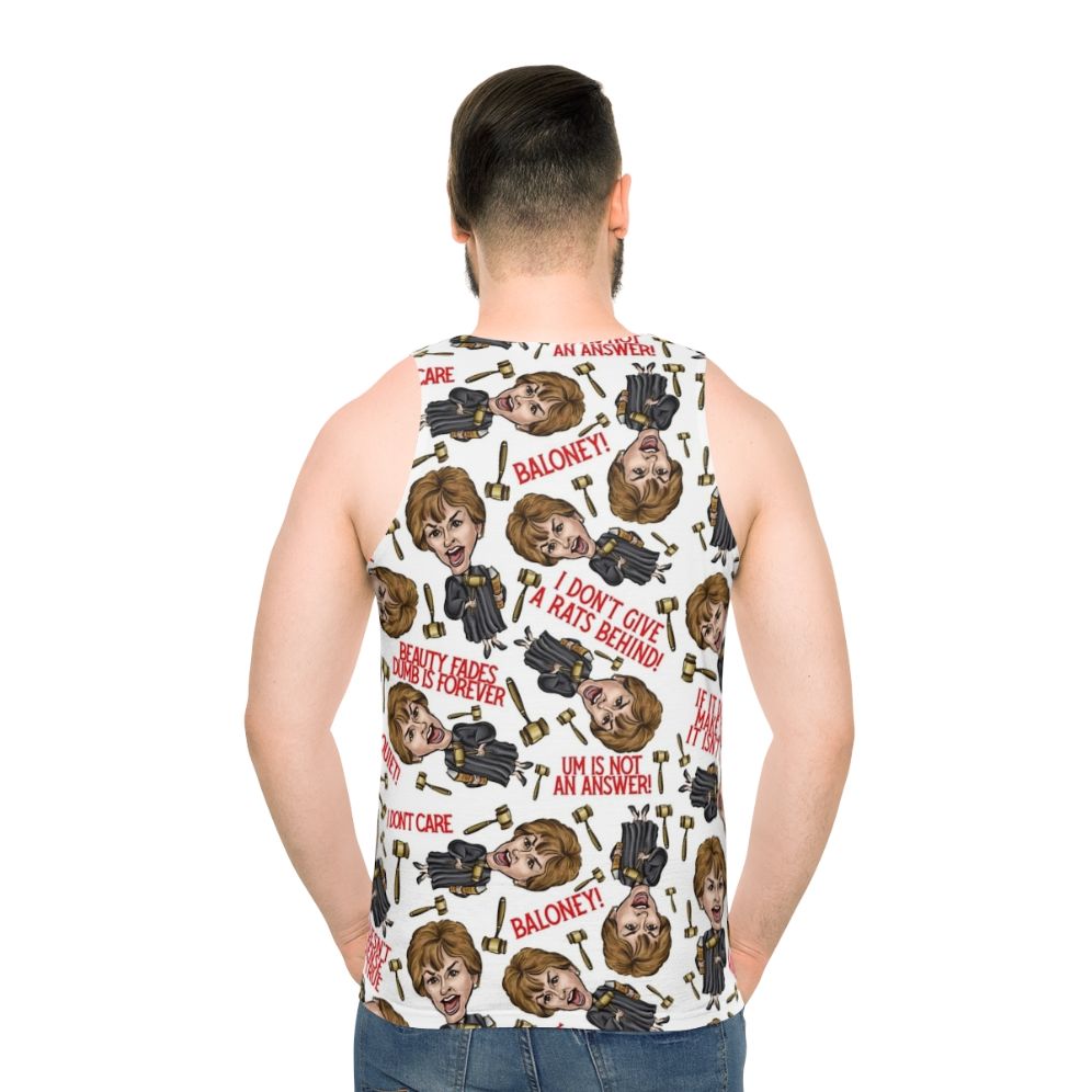 Judge Judy Print Unisex Tank Top