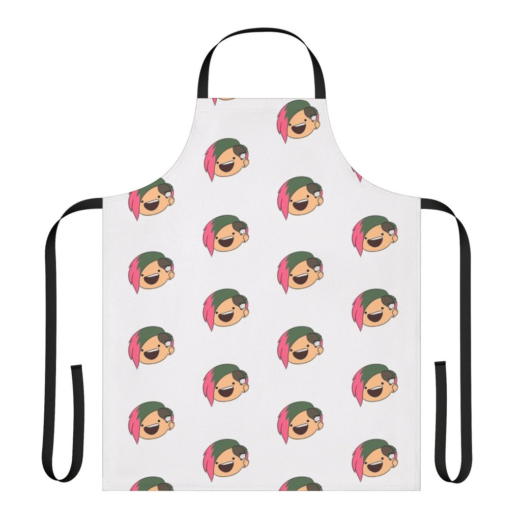 Judy Alvarez inspired apron with cyberpunk 2077 design