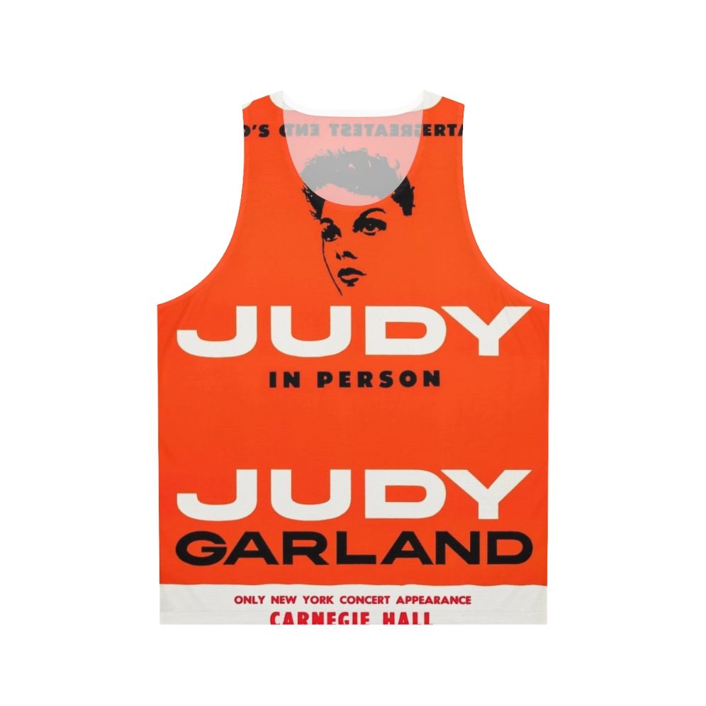 Judy Garland Live at Carnegie Hall Vintage Poster Unisex Tank Top