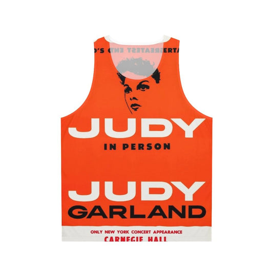 Judy Garland Live at Carnegie Hall Vintage Poster Unisex Tank Top