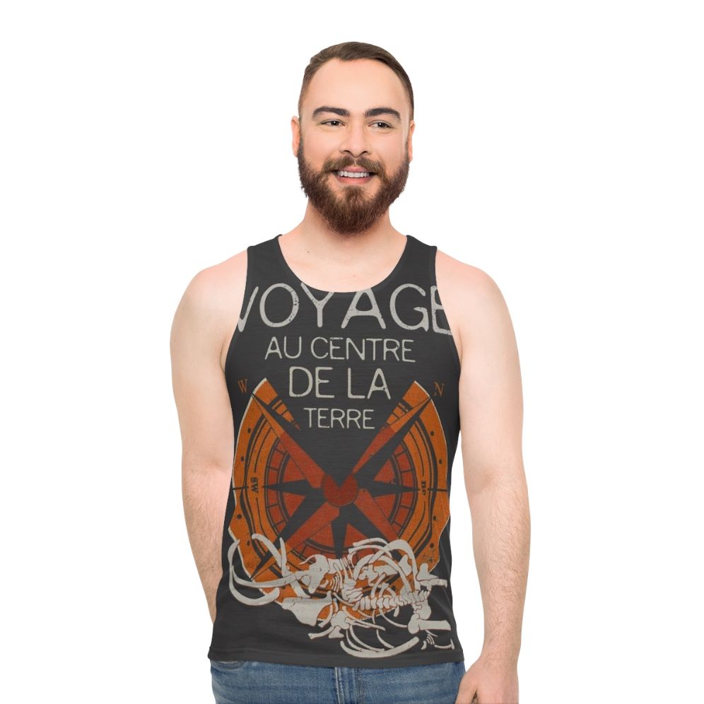 Jules Verne Book Collection Unisex Tank Top