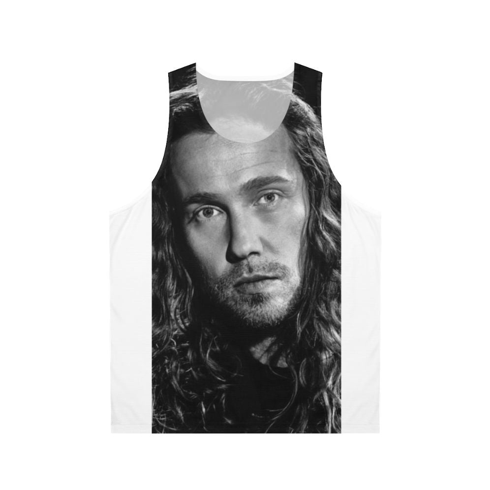 Julien Dor Black and White Portrait Unisex Tank Top