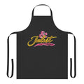 Juliet-Inspired Logo Apron Featuring a Stylized Heart Design