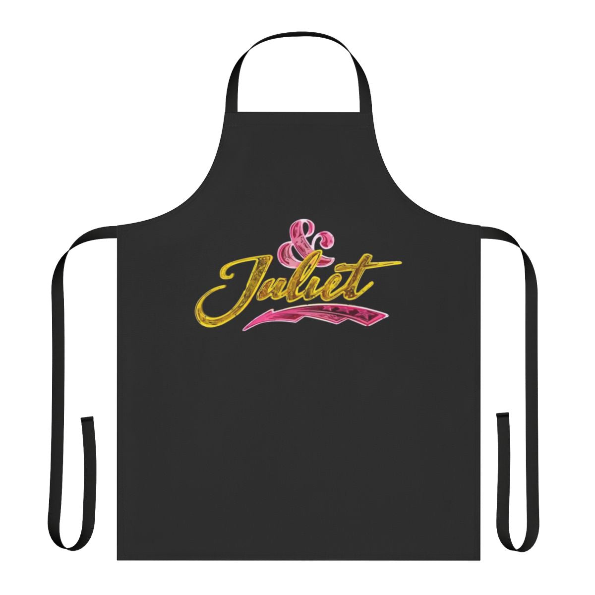 Juliet-Inspired Logo Apron Featuring a Stylized Heart Design