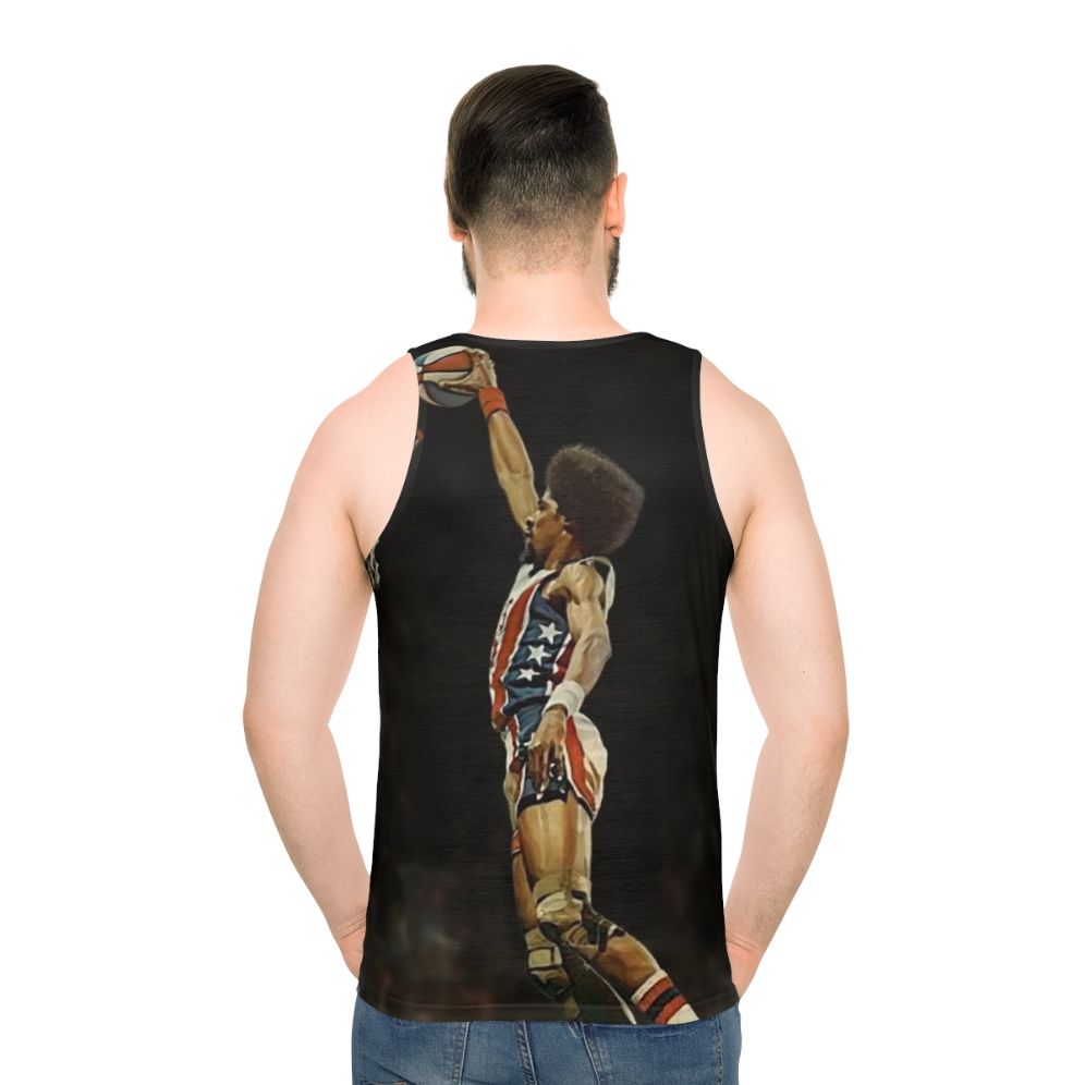 Unisex tank top featuring basketball legend Julius Erving