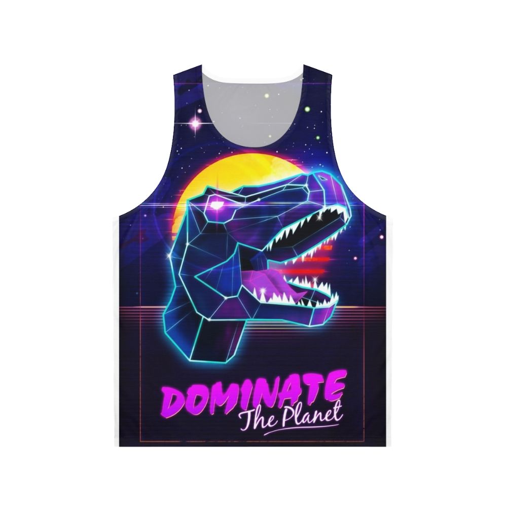 Jurassic Rex Electric Unisex Tank Top